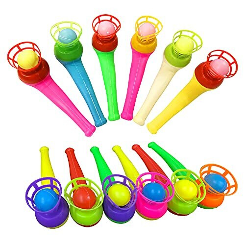 PPXMEEUDC 30PCS Σφαίρες Φουσκώματος Παιχνίδι για Παιδιά Αγόρια Κορίτσια (Τυχαίο Χρώμα)