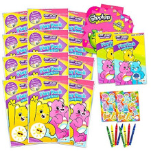 Care Bears Ultimate Party Favors Packs - Bundle Includes 12 Sets with Stickers, Coloring Books and Crayons (Party Supplies)