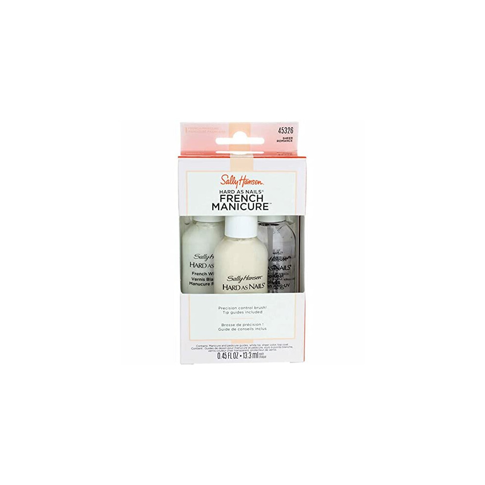 Sally Hansen Hard As Nails French Manicure Sheer Romantic Kit