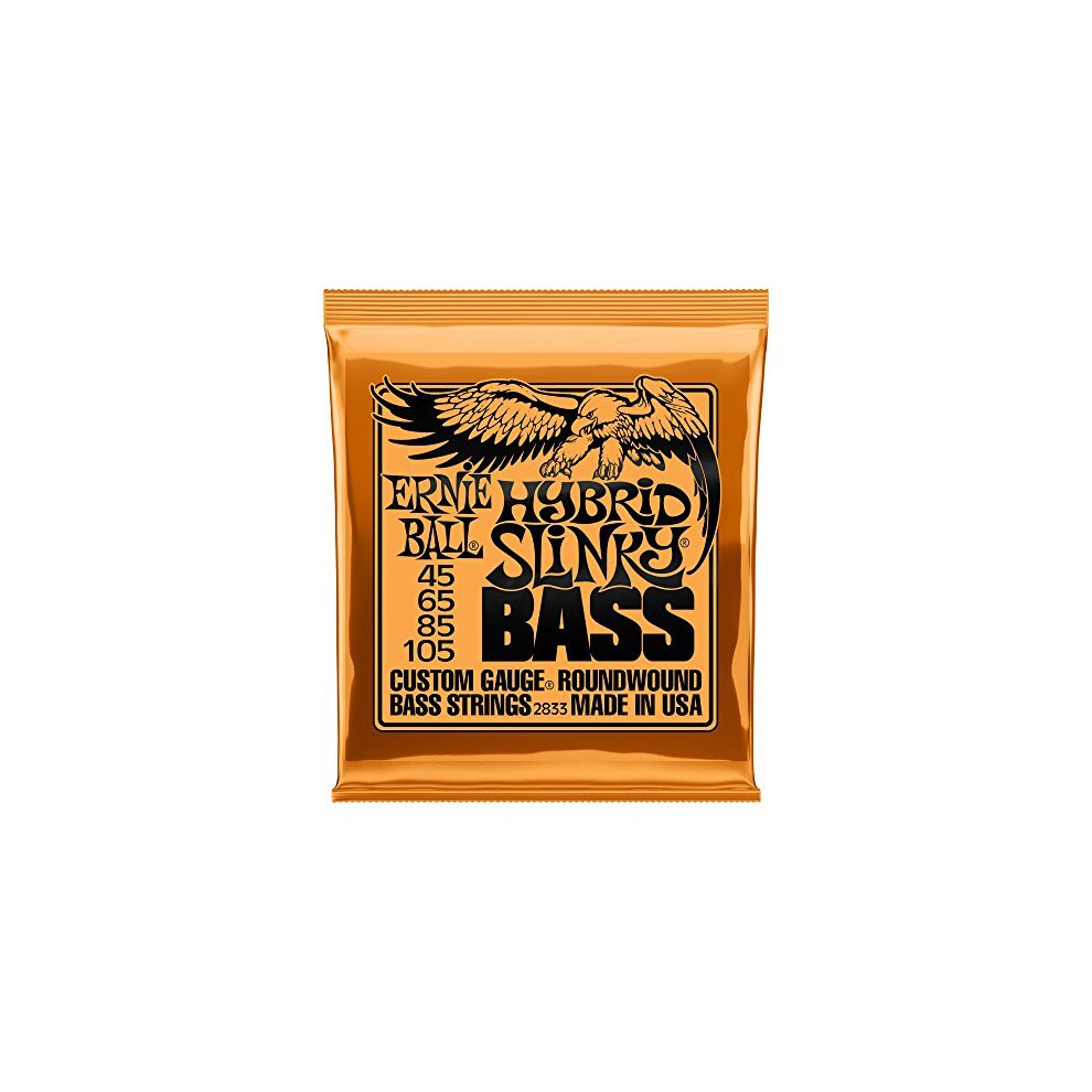 Ernie Ball Hybrid Slinky Nickel Wound Bass Strings - 45-105 Gauge (P02833)