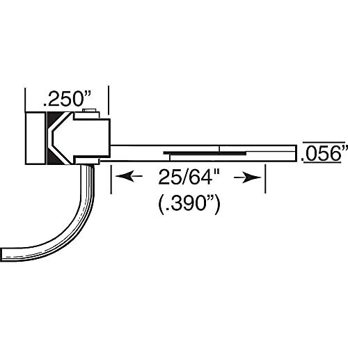 HO Whisker Coupler, 25/64" Underset (2pr) 2