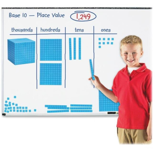 Learning Resources Learning Resources  Giant Magnetic Base Ten Set - 131 Piece