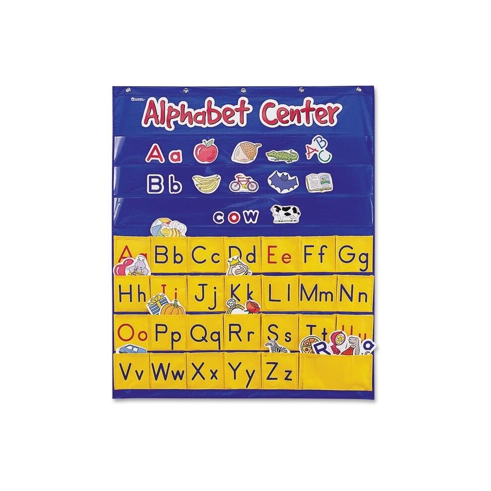 Learning Resources  Alphabet Center Pocket Chart, Nylon - Multi Color