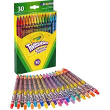 Crayola Twistables Colored Pencil, Assorted - Pack of 30