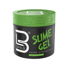 L3 Level 3 Slime Gel - Starker Halt Haar Styling Gel - Flockenfrei, Langanhaltend - Volumen, Textur, Glanz (Groß, 1000 ML)