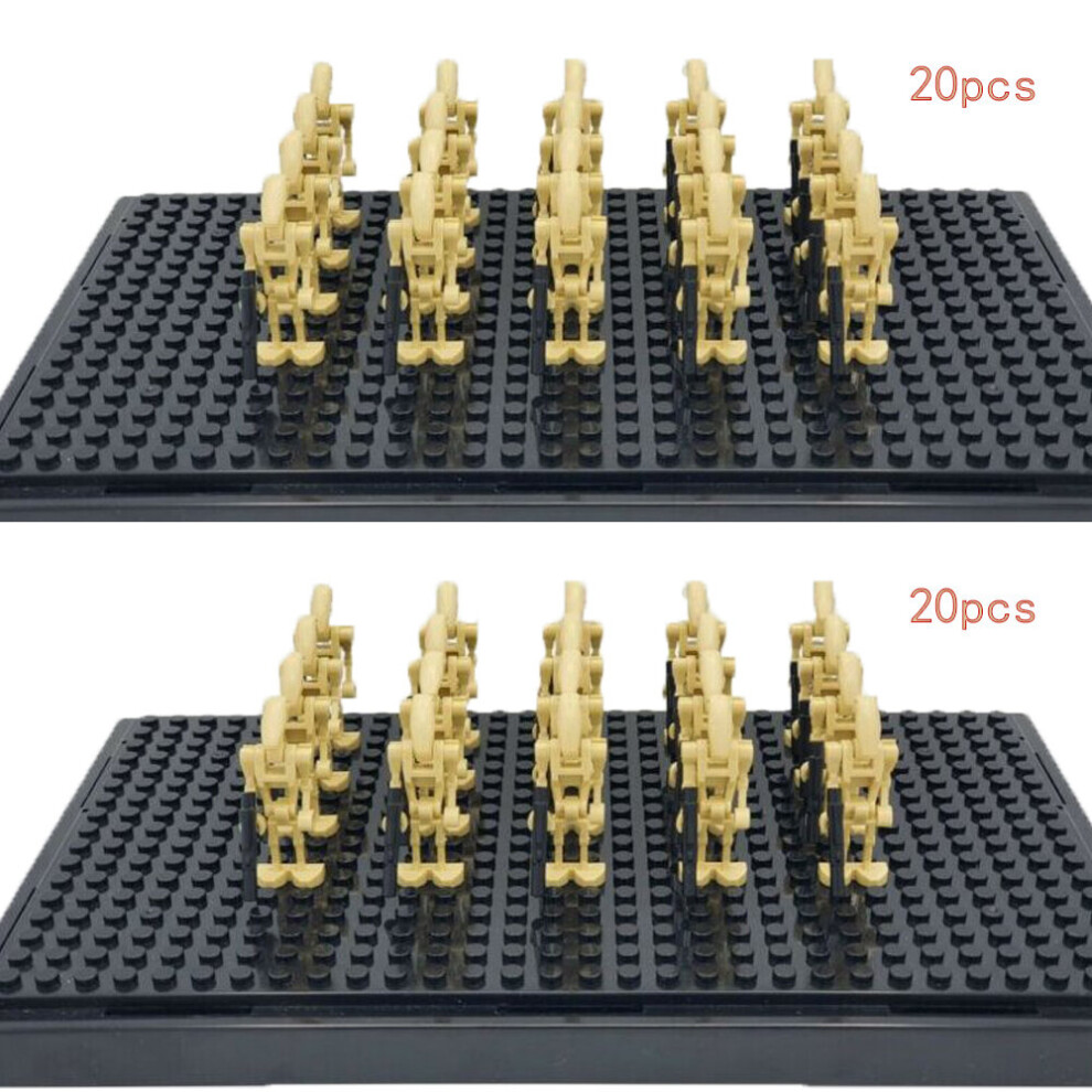 Xurikcoo (Battle Droids(40Pcs)) Star Wars Clone Soldiers Mini Doll Gift Suitable