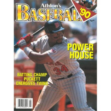 Athlon CTBL-013050 Kirby Puckett Unsigned Minnesota Twins Sports 1990 MLB Baseball Preview Magazine