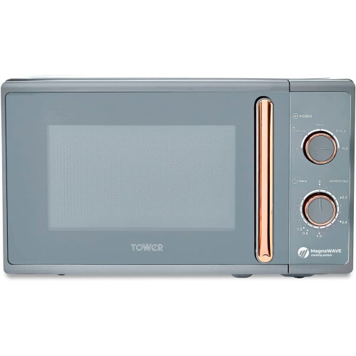 Tower T24038RGG Cavaletto Manual Microwave 20L 800W Grey & Rose Gold