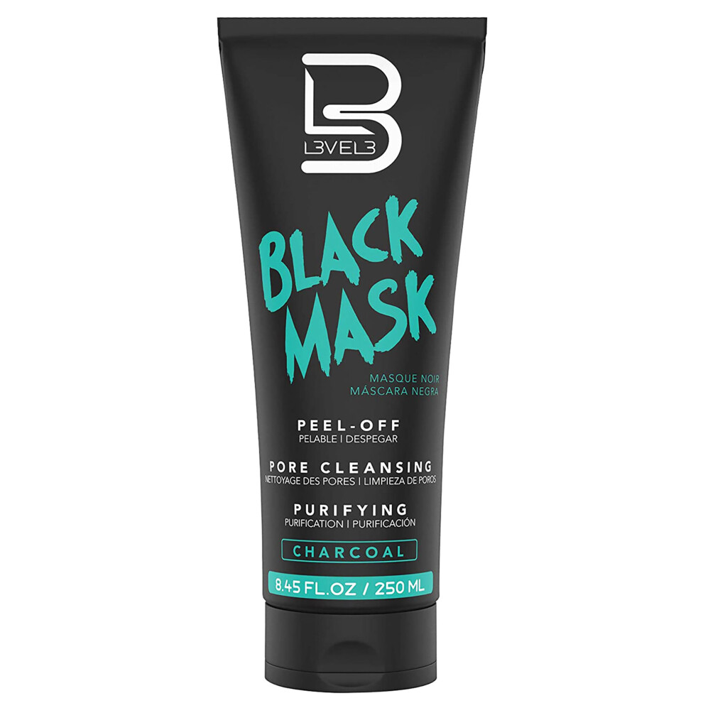L3vel3 Black Mask - Deeply Cleanses And Purifies Skin - Unclogs Pores -Delivers Instant Results - Suitable For Sensitive Skin - 250 Ml