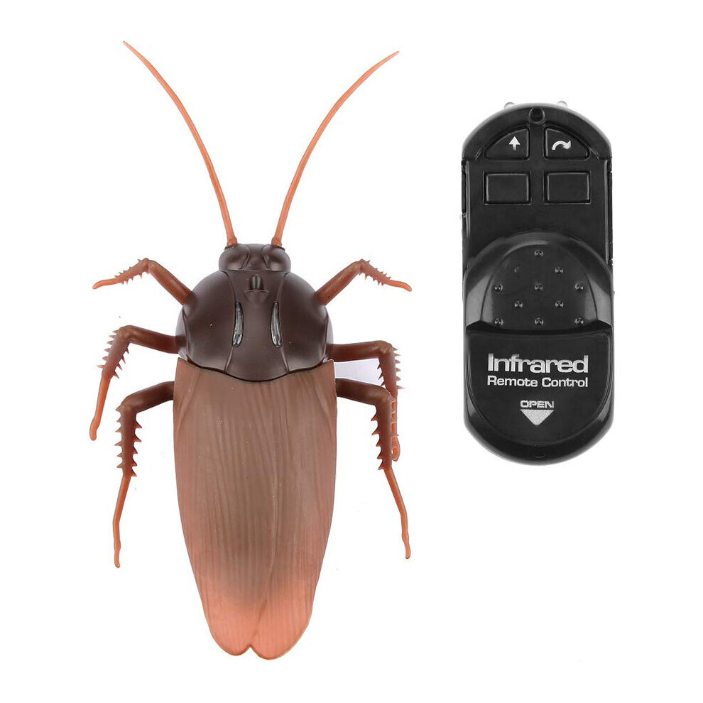 RC Remote Control Cockroach Creepy Insect Halloween Scary Toys Infrared Gift Fun