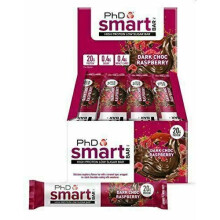 PhD Smart Bar Dark Chocolate & Raspberry 12 x 64g