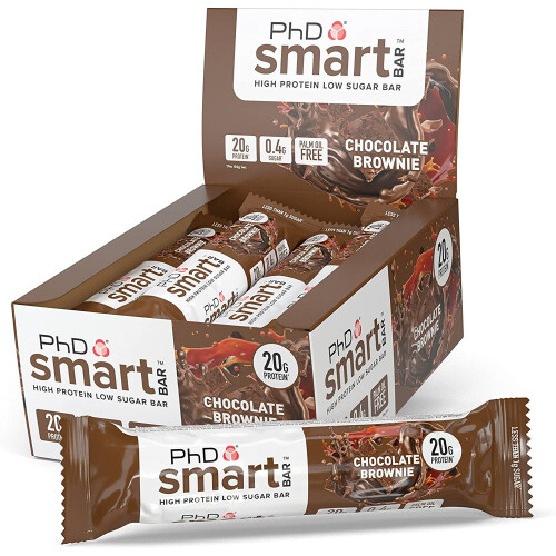 PhD Nutrition PHD Nutrition Smart Protein Bar Chocolate Brownie Flavour - 12 Bars