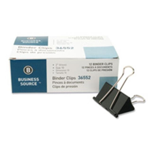 Business Source  Fold-Back Binder Small Clips, 144 Per Box