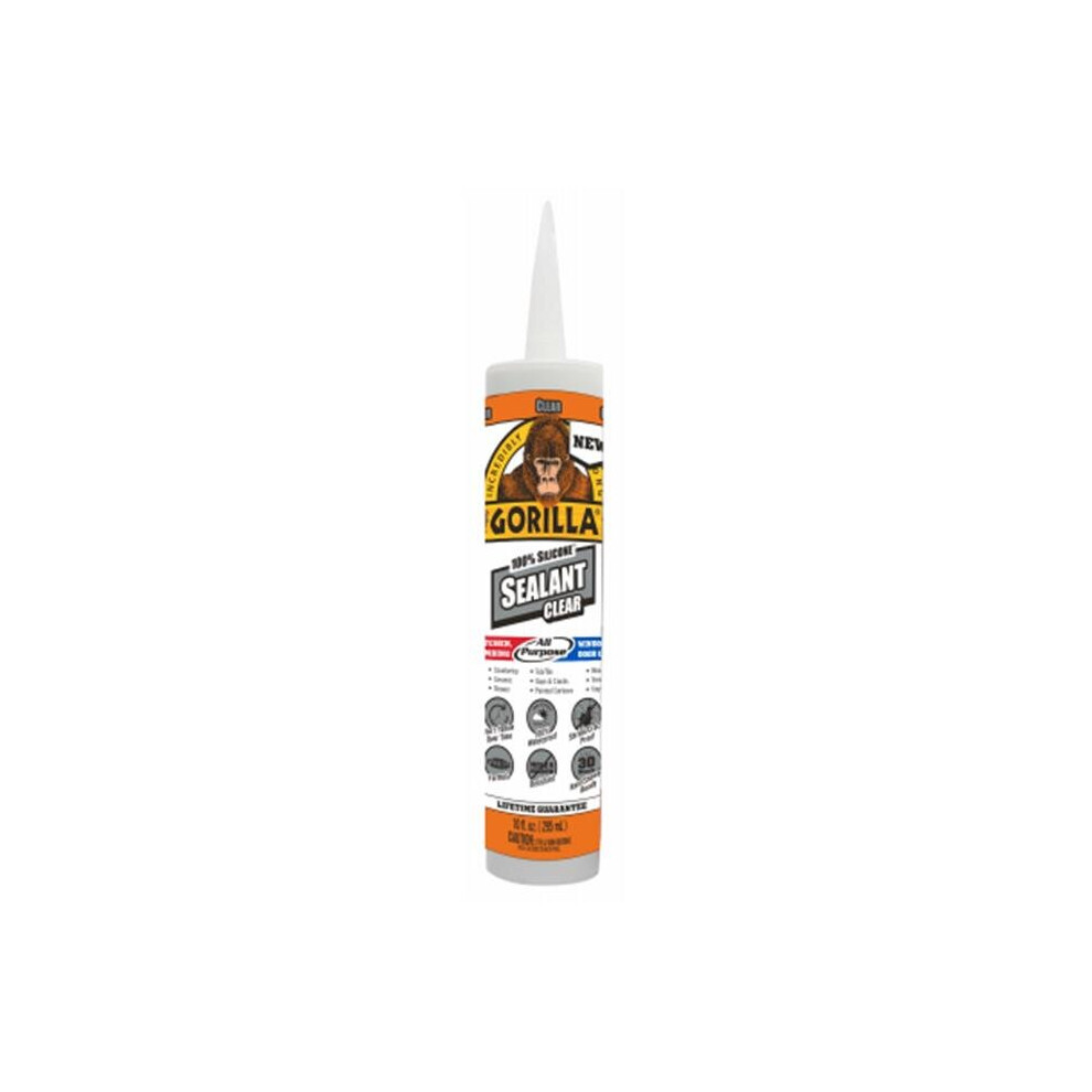 Gorilla Glue  10 oz Caulk, Clear