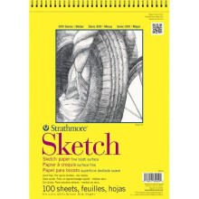 Strathmore 300 Series Sketch Pad, 100 Sheets - Sketch Pad, 14 x 17 In.