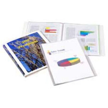 Cardinal Brands- Inc Presentation Book- 24 Pockets- 11in.x8-.50in.- Black