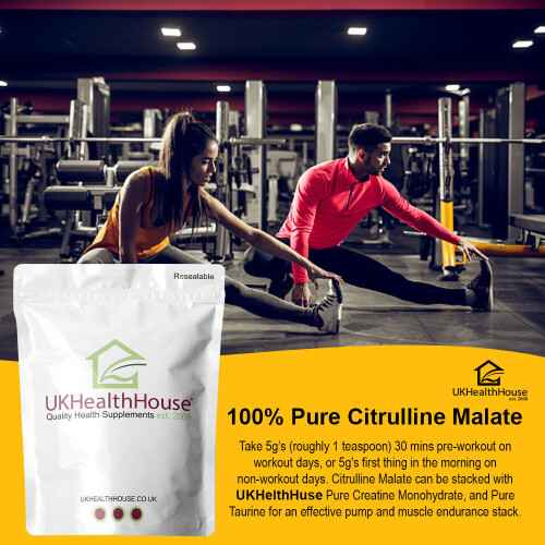 (100g) L-Citrulline DL-Malate 2:1 Powder Nitric Oxide 2