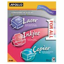 Apollo c-o Acco World APO All-purpose Transparency Film- 8-.50in.x11in.-