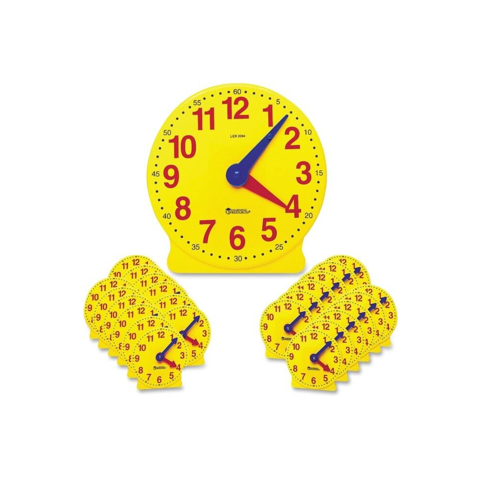 Learning Resources  Class Room Clock Kit, 25 Piece