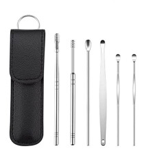 Ear Wax Remover Kit 6 Pcs Premium Stainless Steel Ear Wax Removal Kit