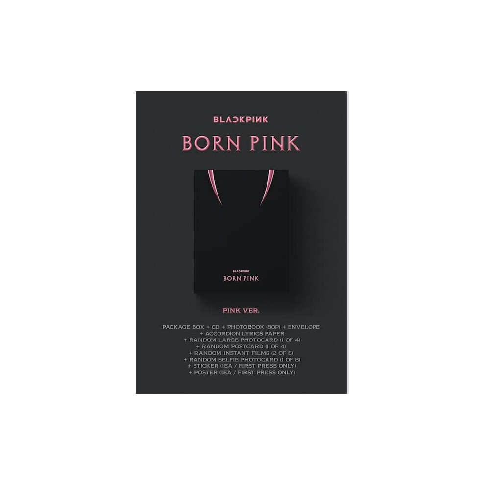 YG WORKS BLACKPINK 2nd ALBUM - BORN PINK [PINK Ver.] _Package Box set (Referring to the bullet point), Medium