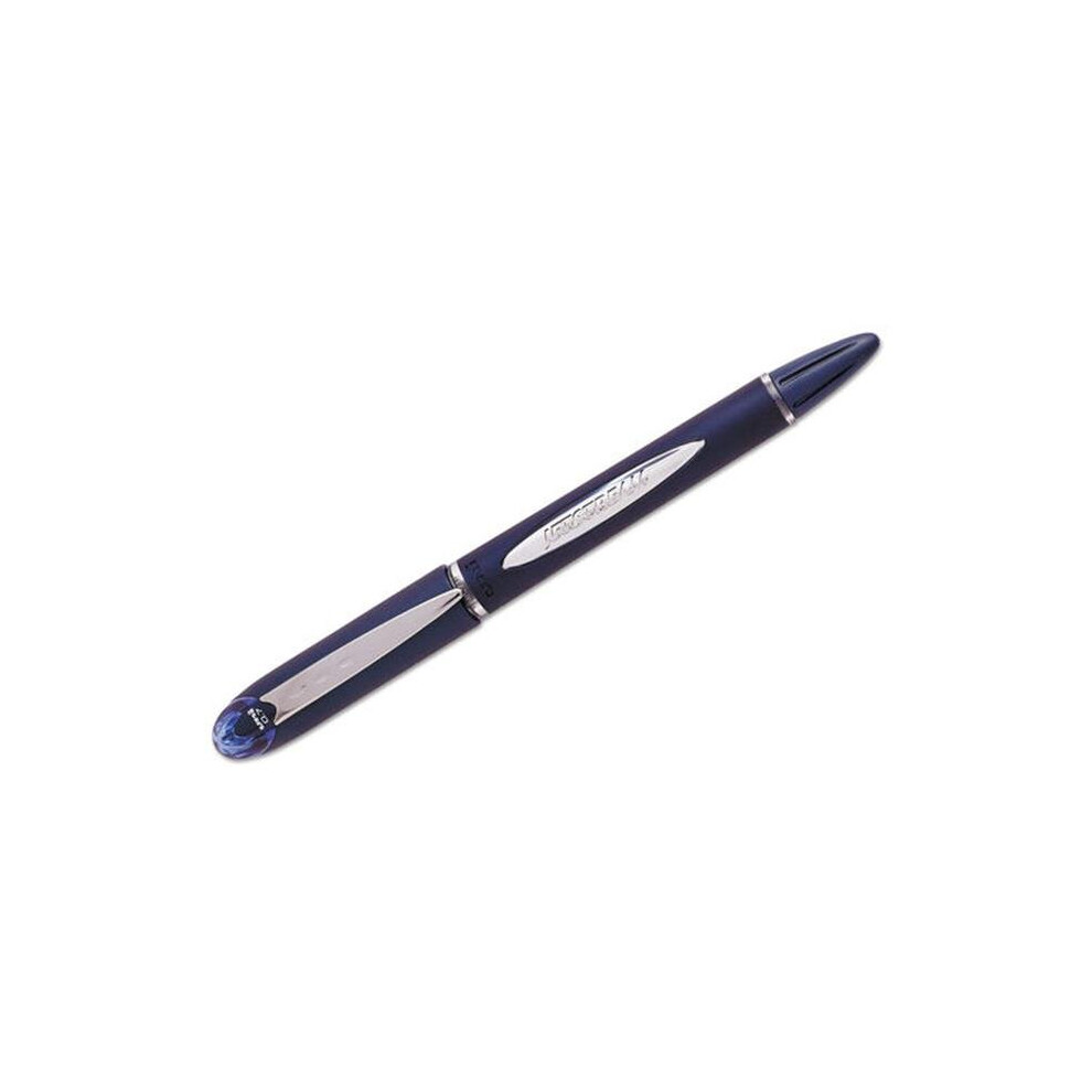 Uni-Ball UBC 0.7 mm Fine Blue Ink Blue Barrel Jetstream Stick Ballpoint Pen