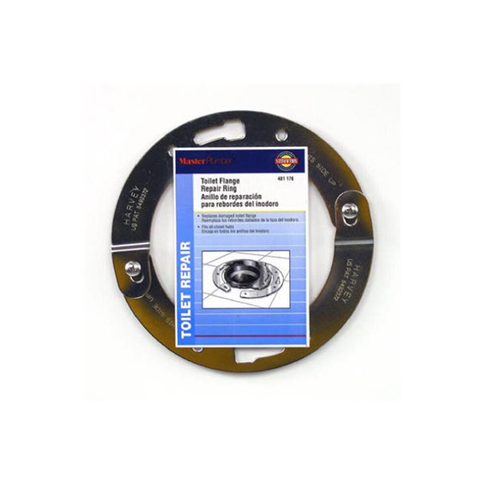 William H Harvey Master Plumber Toilet Flange Repair Ring 758218506677