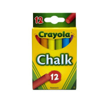 Crayola  Non-Toxic Colored Chalk, Assorted Color, Pack 12