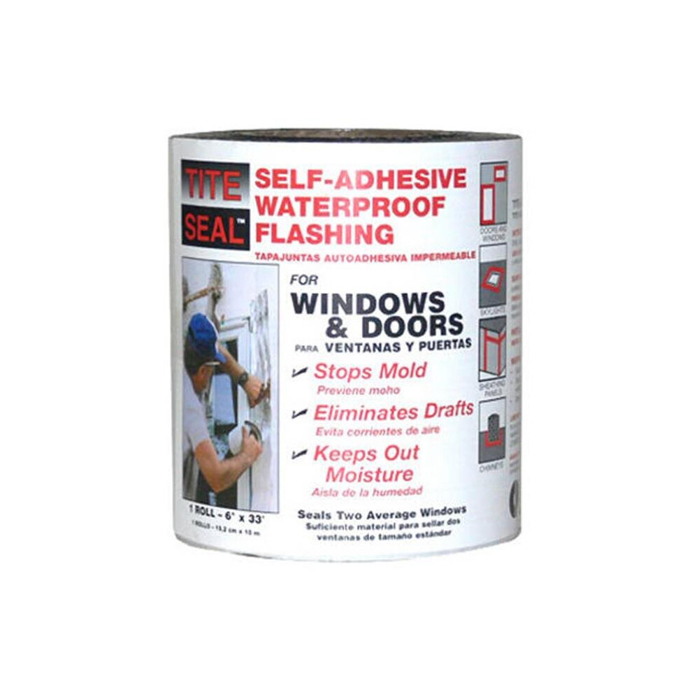 Cofair Products Ts633 6 In. X 33 Ft. Self-Adhesive Waterproof Flashing For Windows & Doors 758218973264