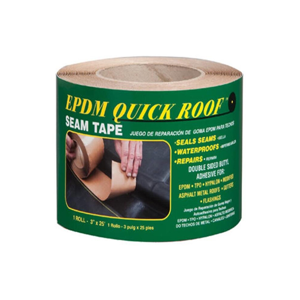 Cofair Products Bst325 3 In. X 25 Ft. Self Adhesive Epdm Rubber Seam Tape 758218972908