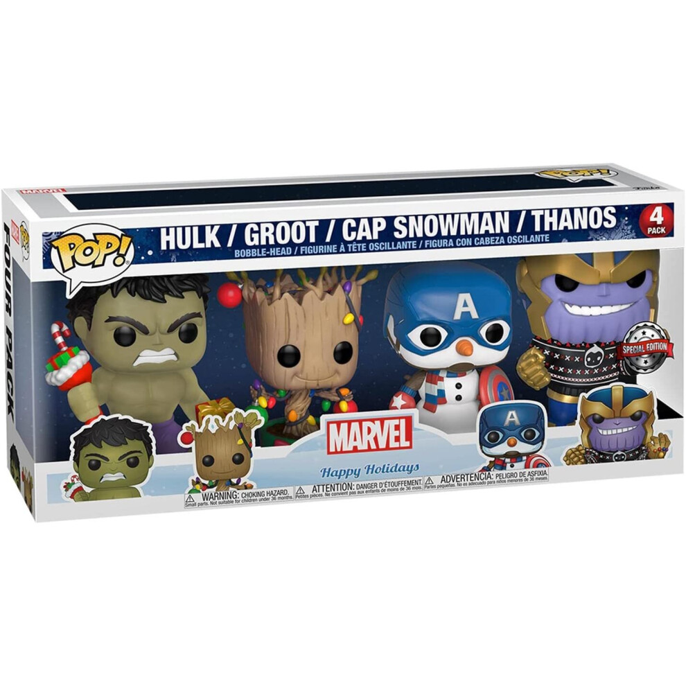 Funko Pop Marvel Holidays 4-Pack - Image 4