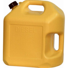 Midwest Can 8500 5 Gallon Self Venting Diesel Can - Yellow, Pack Of 4