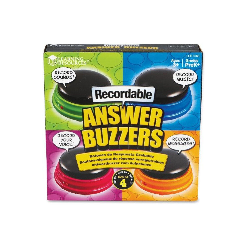 Learning Resources  Recordable Answer Buzzers