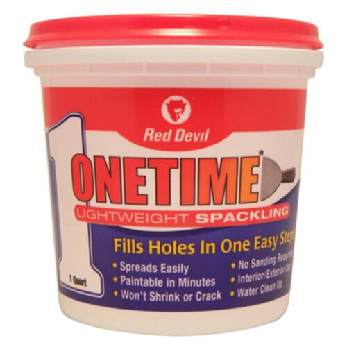 Red Devil 0544 Quart Lightweight Spackling