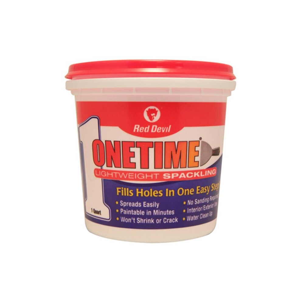 Red Devil 0544 Quart Lightweight Spackling