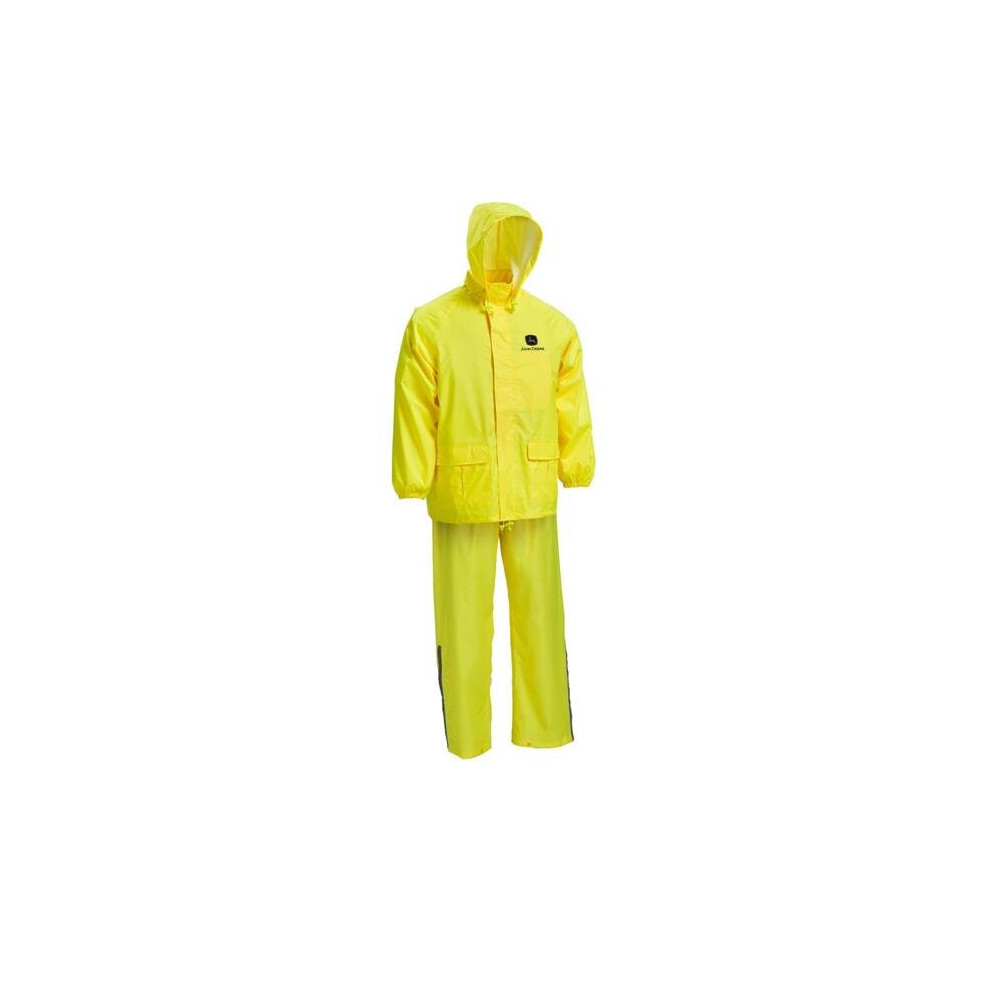 West Chester Holdings 2 Piece John Deere Rain Suit, Yellow - Large 758218768914