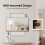Costway 81x51cm Bathroom Wall Mirror Rectangular Wall Hanging Mirror Black 5