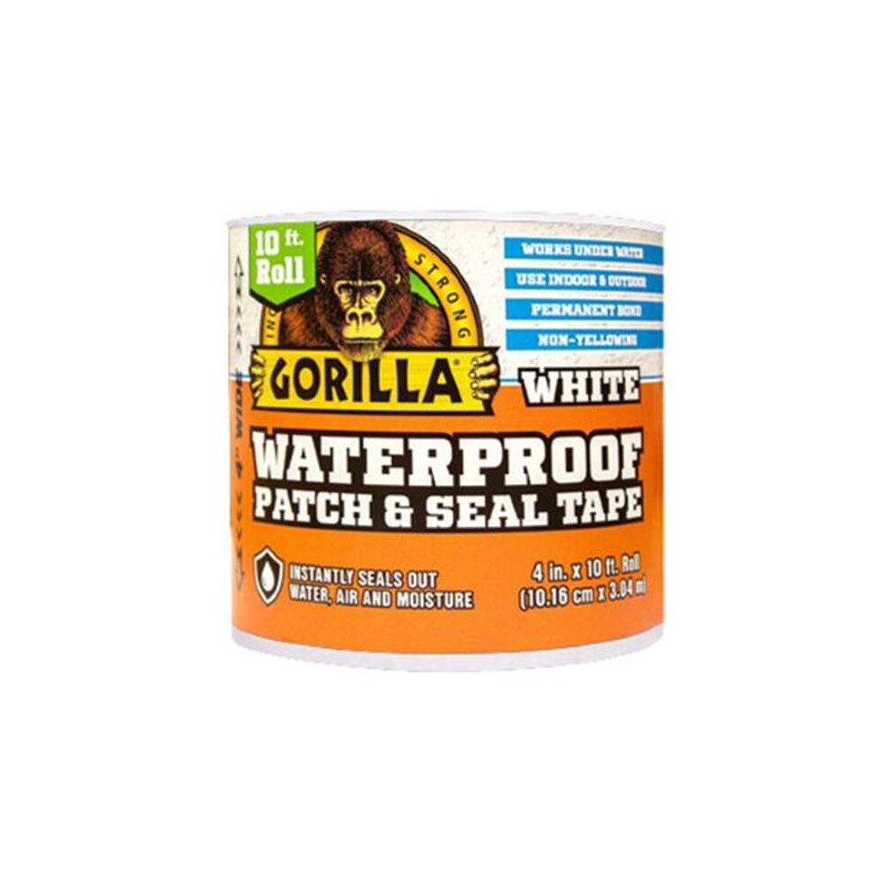 Gorilla Glue Waterproof Patch & Seal Tape, White