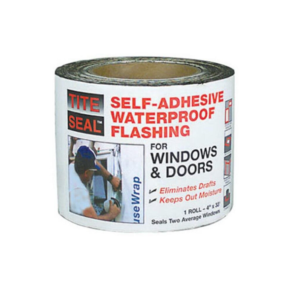 Cofair Products Ts 433 4 In. X 33 Ft. Tite Seal Self-Adhesive Waterproof Window & Door Flashing 758218965221