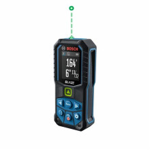 Robert Bosch  165 ft. Laser Distance Tape Measuring Tool, Green