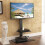 Swivel TV Floor Stand with Cable Mount Component Shelf fit 32-65 1