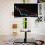 Swivel TV Floor Stand with Cable Mount Component Shelf fit 32-65 11