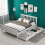 4FT6 Wooden Solid Pine Storage Bed Frame With Drawers 1
