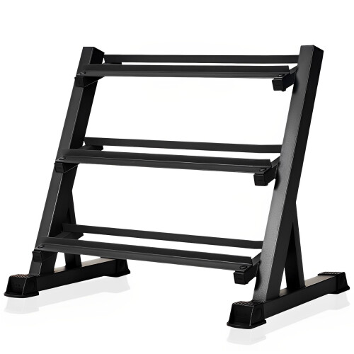 Dumbbell Rack Storage Stand Hex Weight Heavy Duty 3 Tier 1