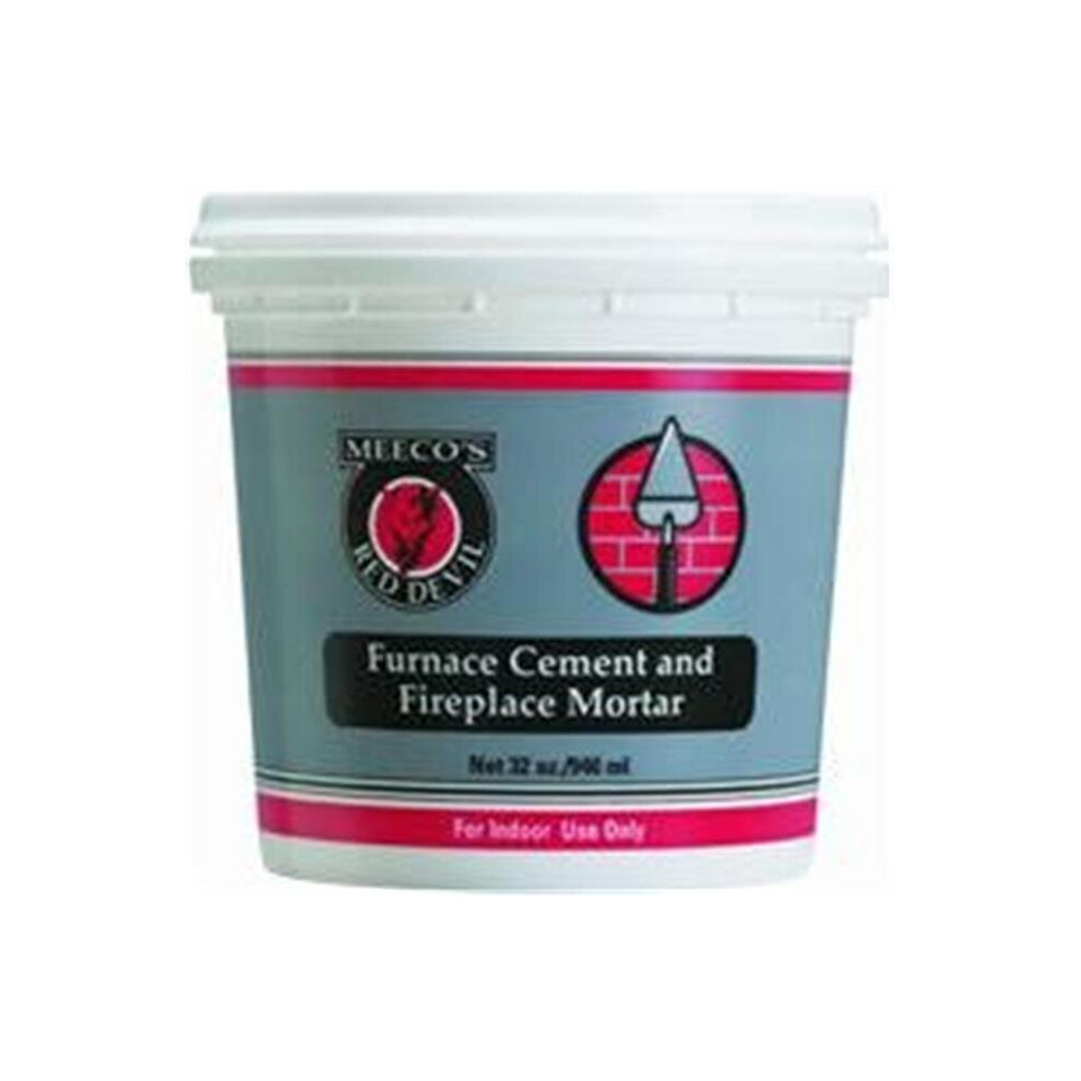 Meeco Manufacturing Furnace Cement & Mortar Quart - Gray 758218664889