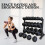 Dumbbell Rack Storage Stand Hex Weight Heavy Duty 3 Tier 8