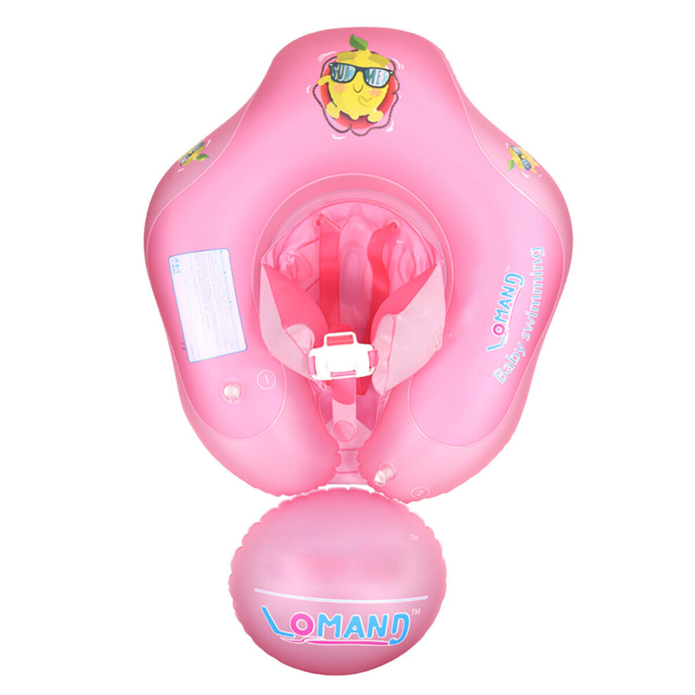 (Pink, L) PVC Inflatable Swimming Ring Baby Summer Water Play Floats Toys Swimming Pool Accessories