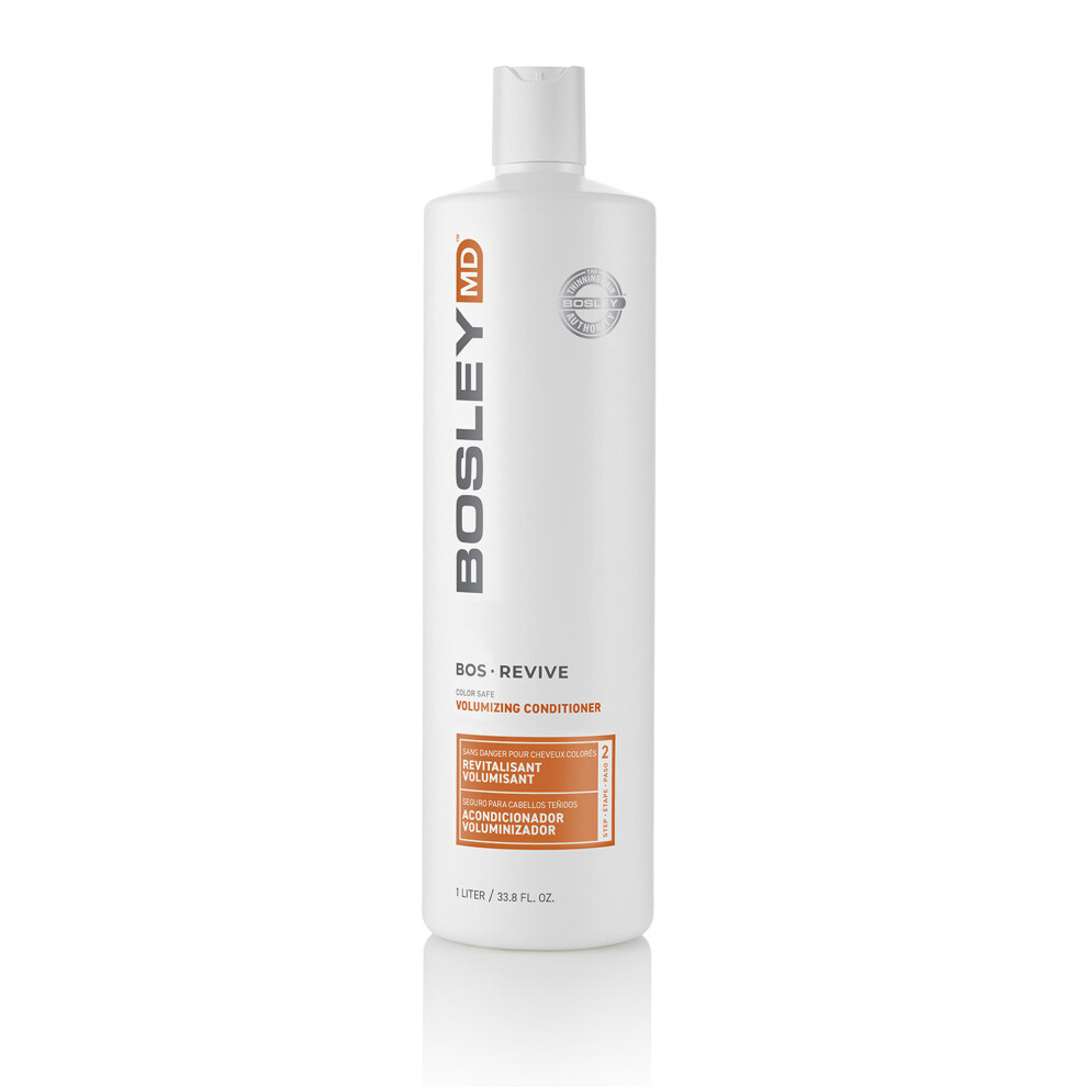 Photos - Hair Product Bosley Bos-Revive Color-Safe Volumizing Conditioner, 33.8 oz