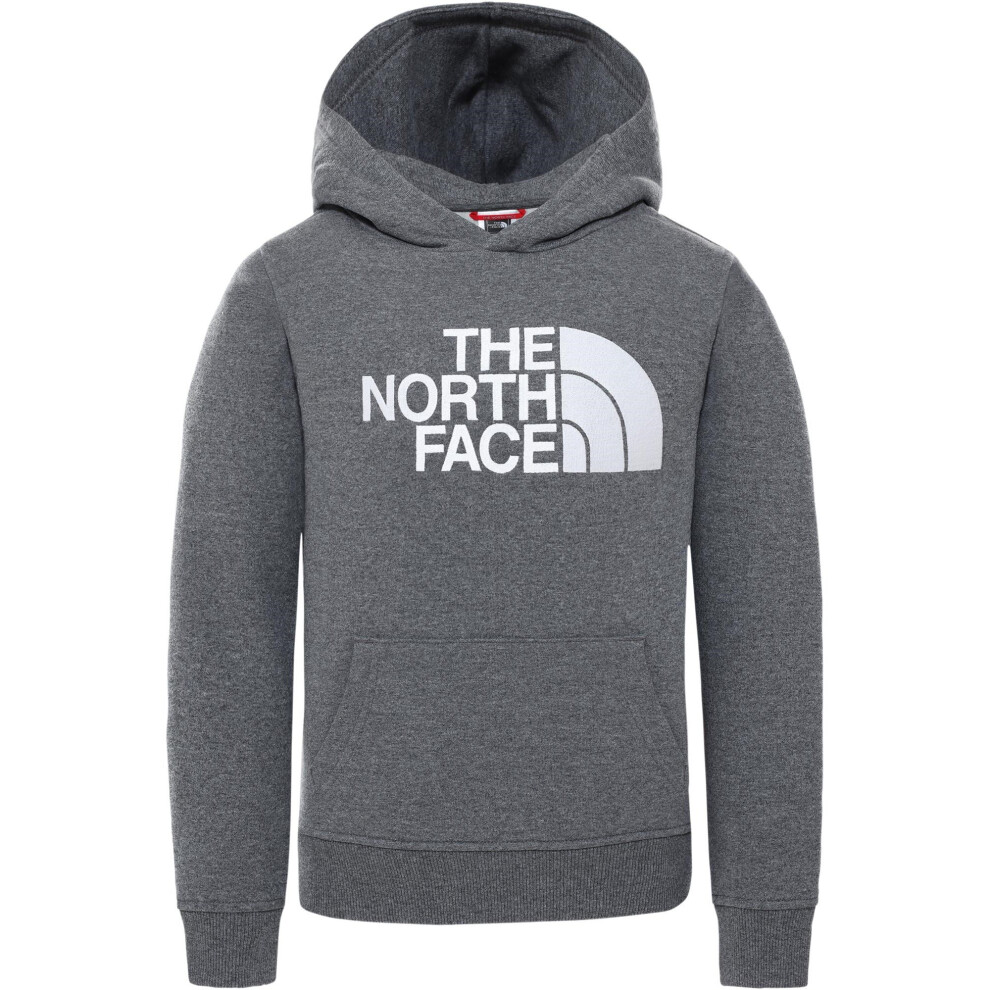 (Grey, XS) The North Face Kids Unisex Drew Peak Hoodie