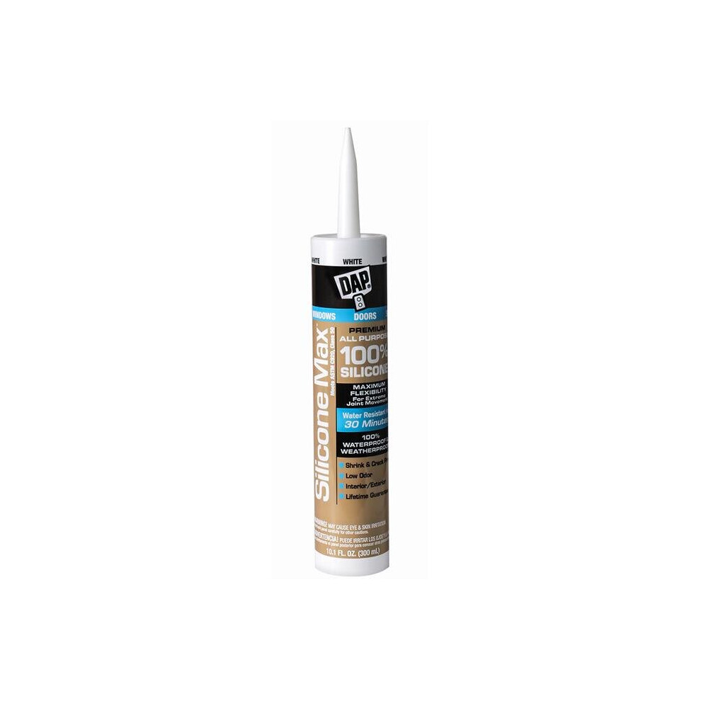 Dap 10.1 Oz Premium All-Purpose Silicone Rubber Sealant, Clear 758218317518
